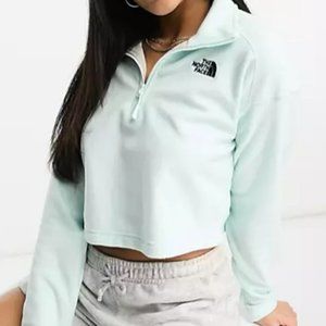 The North Face Glacier 1/4 zip cropped fleece